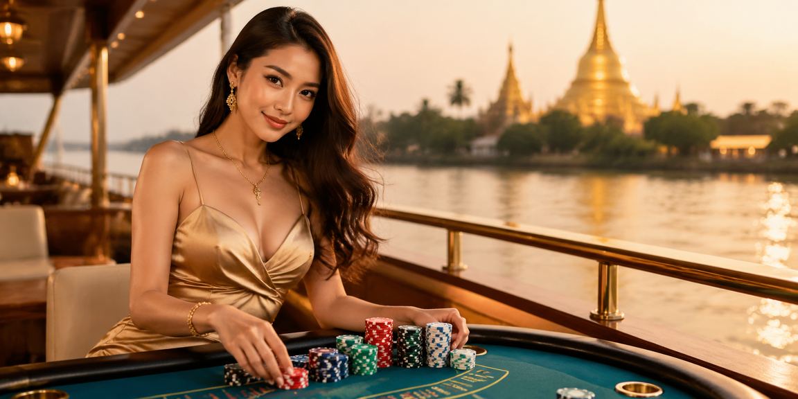 မြန်မာ့အလယ်ပိုင်း နေရာတစ်ခုရှိ အားကစားလောင်းကစားဧရိယာ
